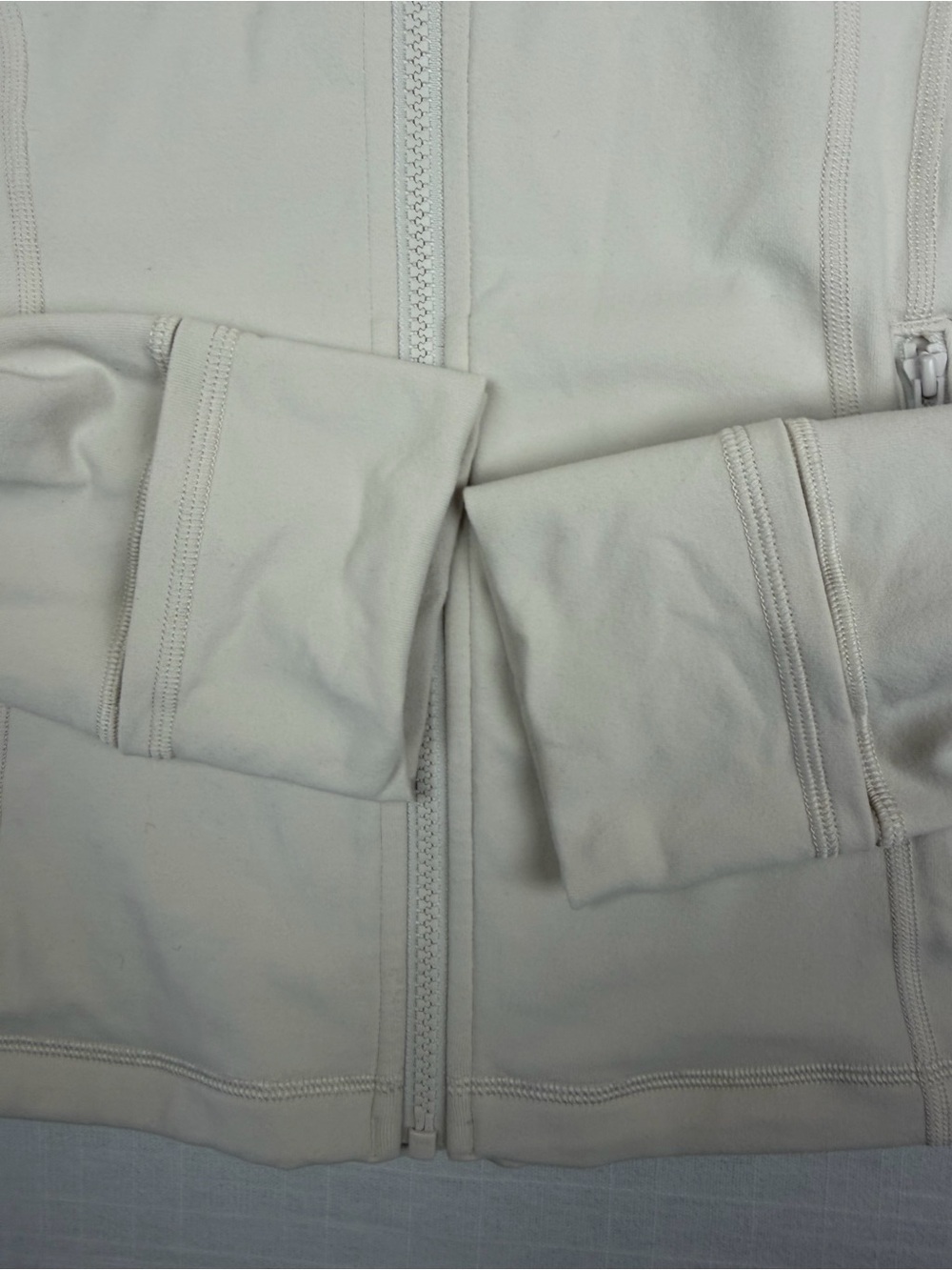 lululemon athletica White Cream Full-Zip Define Jacket - Picture 9 of 12